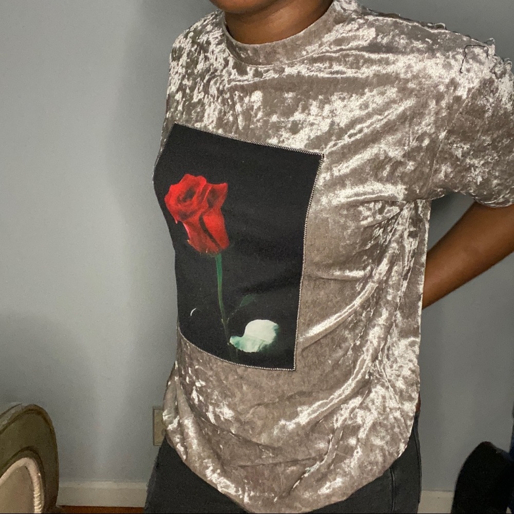 Velour Graphic Tee